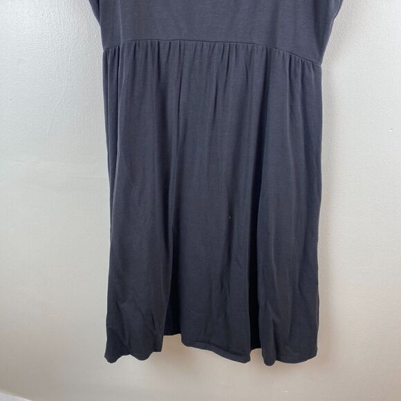 Garnet Hill Jolie Knit Sequins Scoop Neck Dress Short Sleeve Women’s Size L - Picture 3 of 15